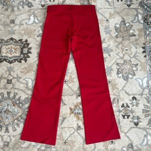 Beta Brand Red size medium boot cut pants